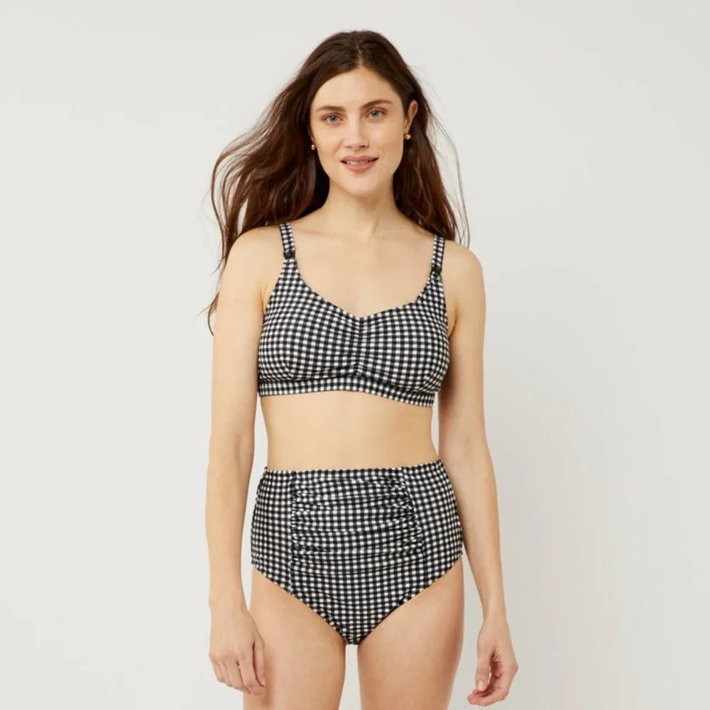 NWT Ripe Gingham High Waist Nursing Bikini - Picture 5 of 5
